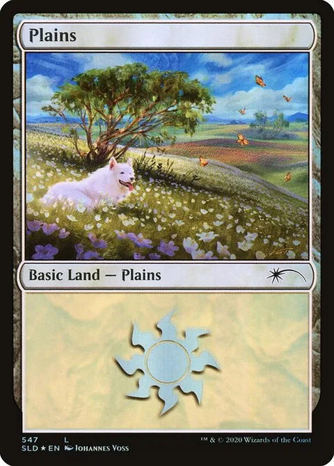 Plains, card 547 from Secret Lair Drop