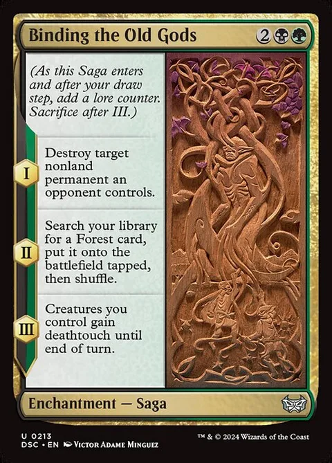 Binding the Old Gods, carte 213 de Duskmourn: House of Horror Commander