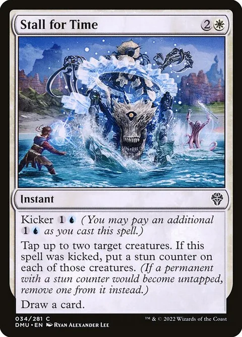 Stall for Time, card 34 from Dominaria United