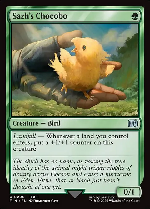 Sazh's Chocobo, carte 200 de Final Fantasy