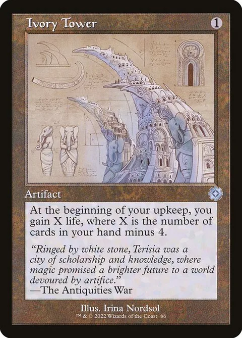 Ivory Tower, card 86 from The Brothers' War Retro Artifacts