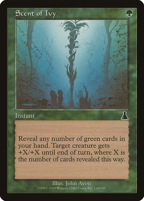Scent of Ivy, carte 120 de Urza's Destiny