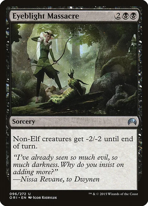 Eyeblight Massacre, carte 96 de Magic Origins