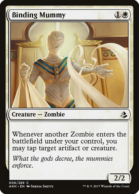 Binding Mummy, card 6 from Amonkhet