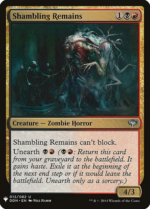 Shambling Remains, card DDN-12 from The List