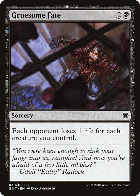 Gruesome Fate, carte 30 de Game Night