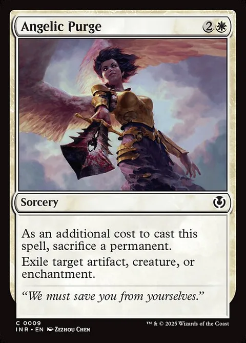 Angelic Purge, card 9 from Innistrad Remastered
