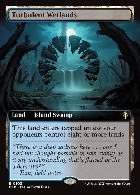 Turbulent Wetlands, carte 103 de Reality Fracture Commander