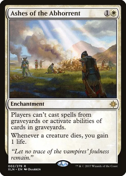Ashes of the Abhorrent, card 2 from Ixalan