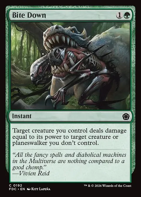 Bite Down, carte 192 de Foundations Commander