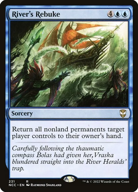 River's Rebuke, card 231 from New Capenna Commander