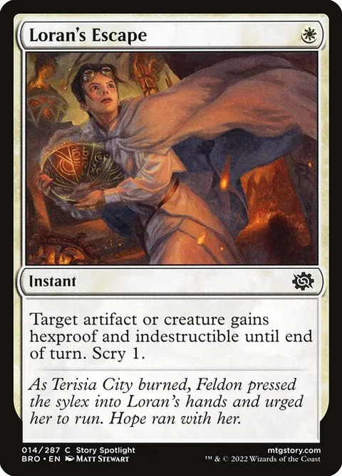 Loran's Escape, card 14 from The Brothers' War