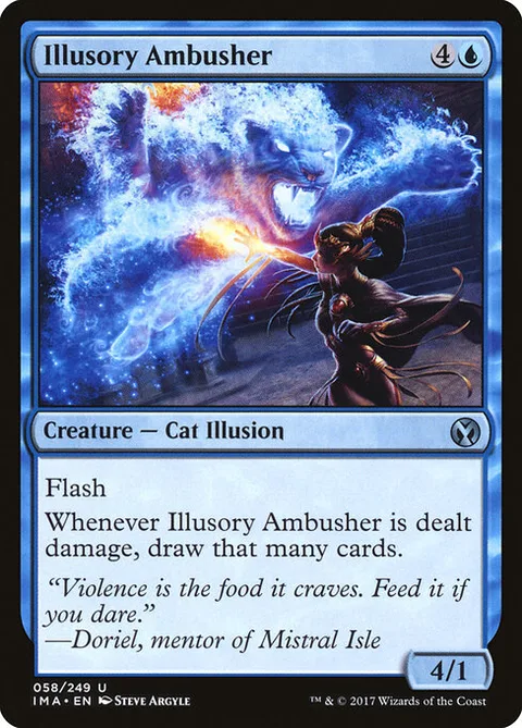 Illusory Ambusher, card 58 from Iconic Masters