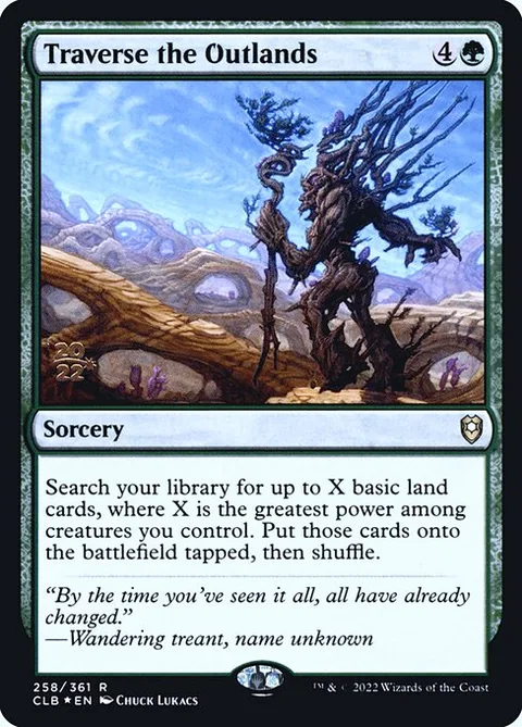 Traverse the Outlands, carte 258s de Battle for Baldur's Gate Promos