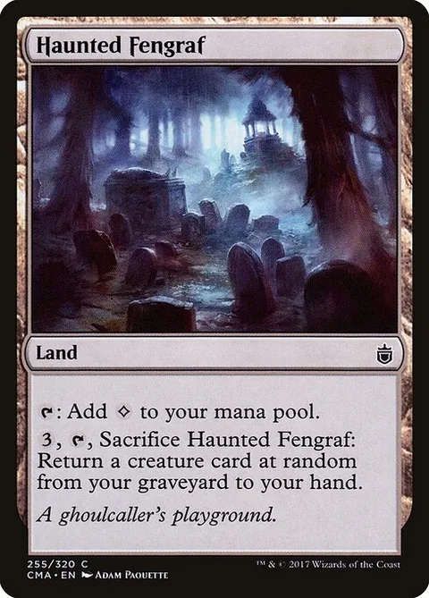 Haunted Fengraf, carte 255 de Commander Anthology