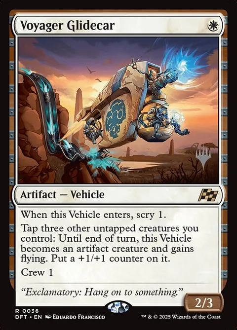Voyager Glidecar, card 36p from Aetherdrift Promos