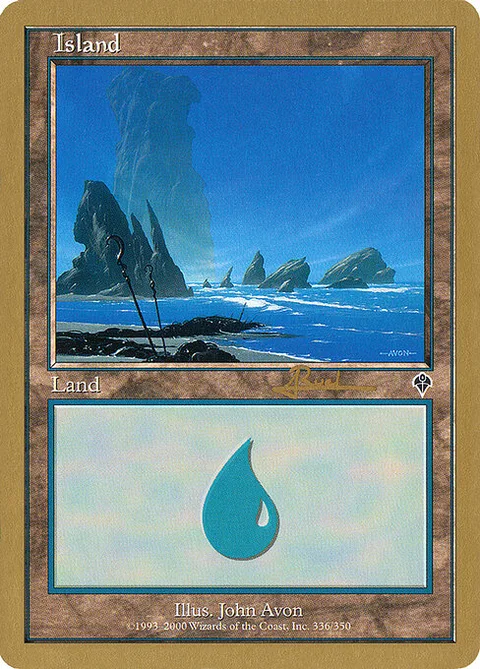Island, carte ar336 de World Championship Decks 2001