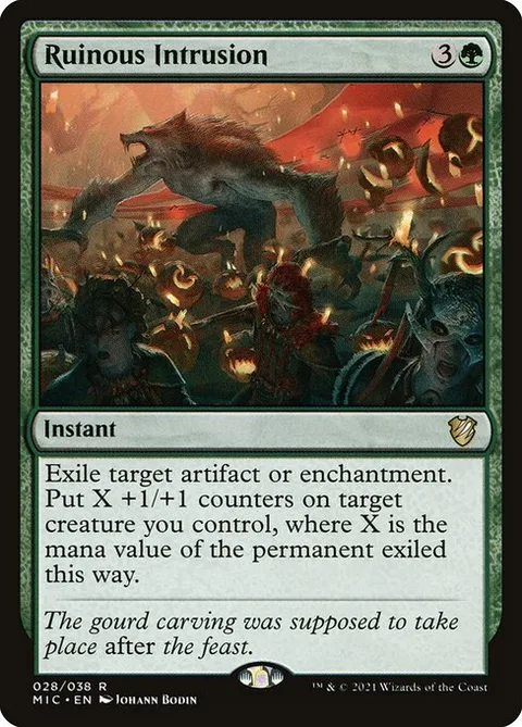 Ruinous Intrusion, carte 28 de Midnight Hunt Commander
