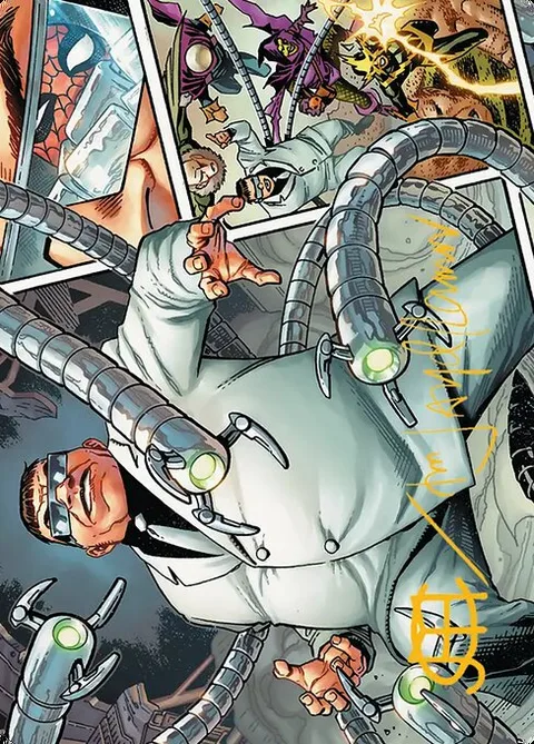Doctor Octopus, Master Planner // Doctor Octopus, Master Planner, card 48 from Marvel's Spider-Man Art Series