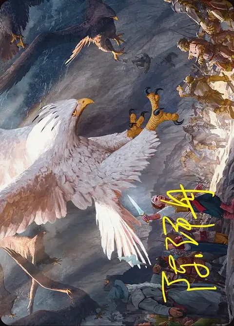 The Eagles Are Coming! // The Eagles Are Coming!, carte 3 de The Hobbit Art Series