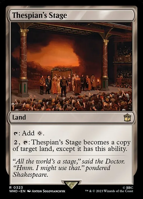 Thespian's Stage, carte 323 de Doctor Who