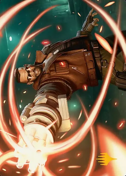 Barret Wallace // Barret Wallace, card 8 from Final Fantasy Art Series