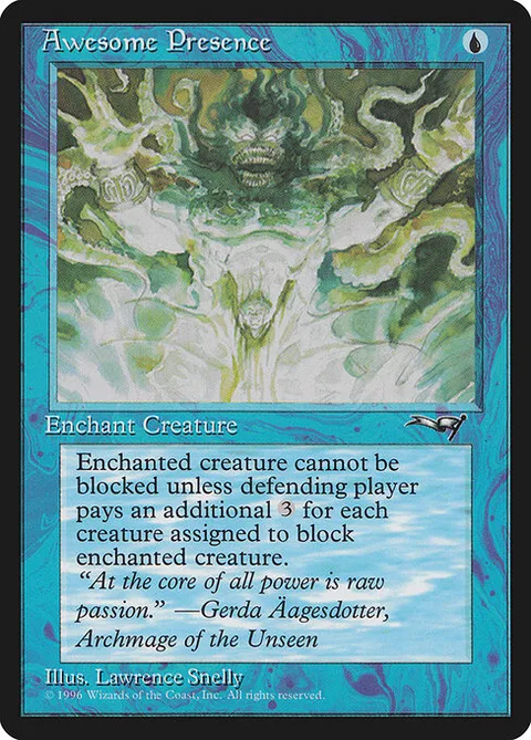 Awesome Presence, card 23a from Alliances