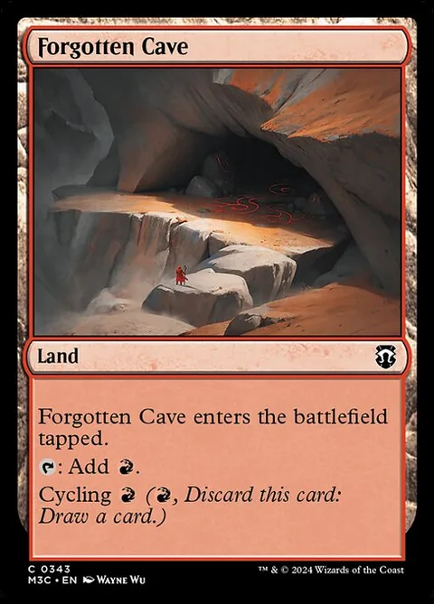Forgotten Cave, carte 343 de Modern Horizons 3 Commander