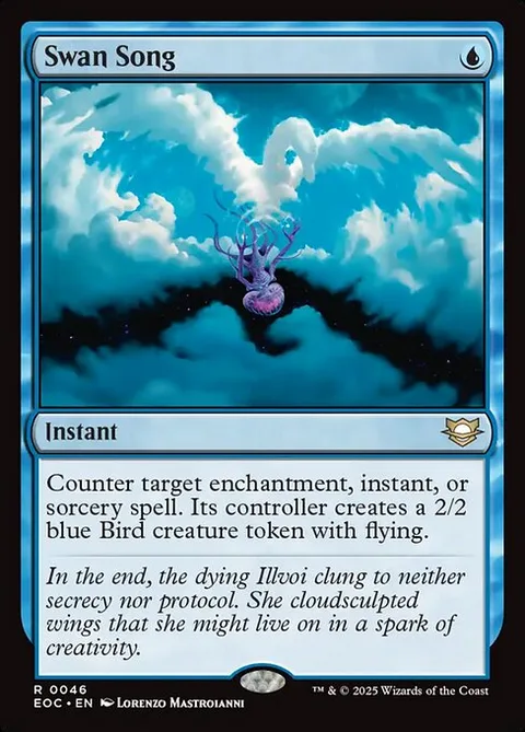 Swan Song, card 46 from Edge of Eternities Commander
