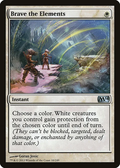 Brave the Elements, card 10 from Magic 2014