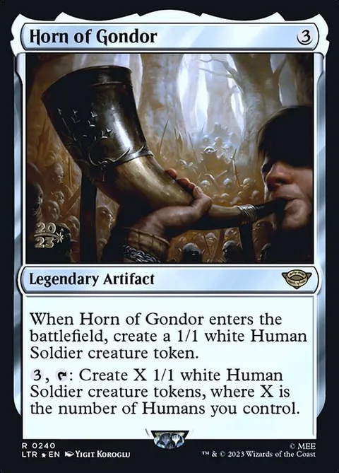 Horn of Gondor, card 240s from Tales of Middle-earth Promos
