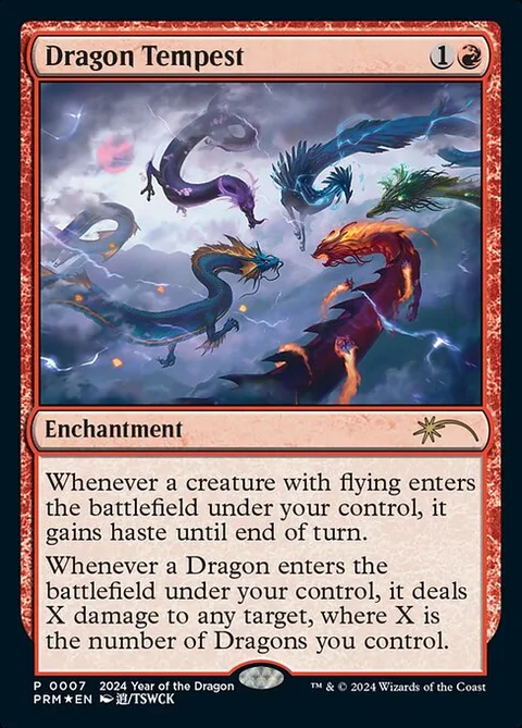 Dragon Tempest, card 7 from Year of the Dragon 2024
