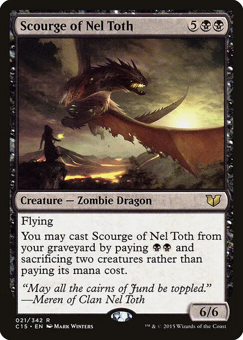 Scourge of Nel Toth, carte 21 de Commander 2015