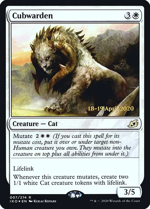 Cubwarden, carte 7s de Ikoria: Lair of Behemoths Promos