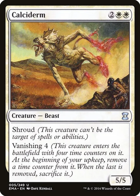 Calciderm, carte 5 de Eternal Masters