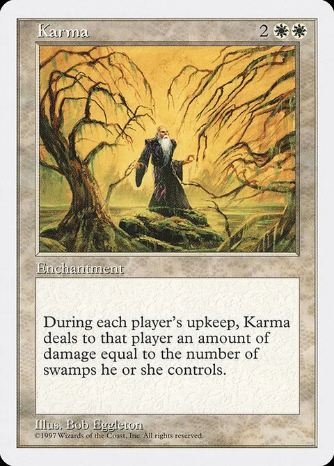 Karma, card 42 from Fifth Edition