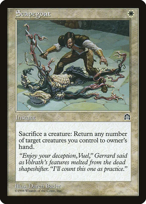 Scapegoat, card 14 from Stronghold