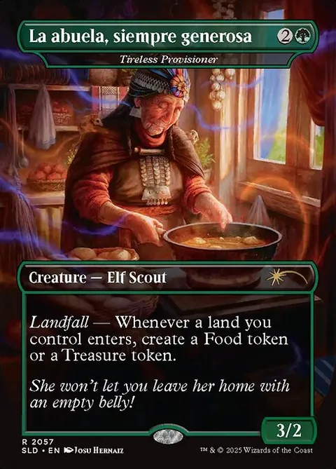 Tireless Provisioner, carte 2057 de Secret Lair Drop