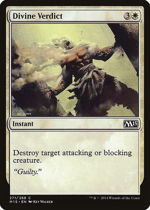 Divine Verdict, card 271 from Magic 2015