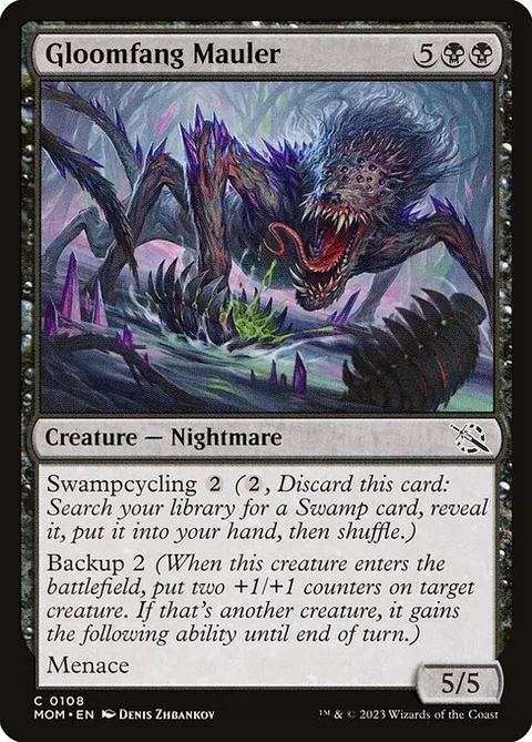 Gloomfang Mauler, carte 108 de March of the Machine