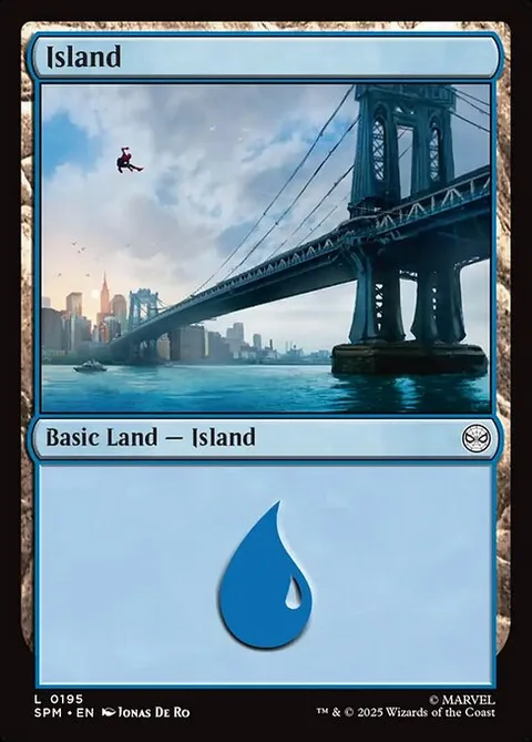 Island, card 195 from Marvel's Spider-Man