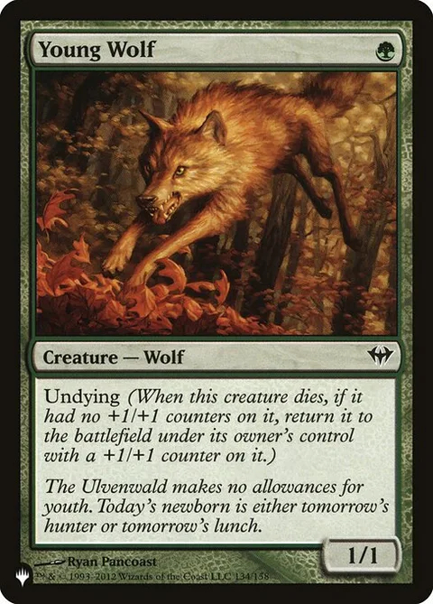 Young Wolf, carte DKA-134 de The List