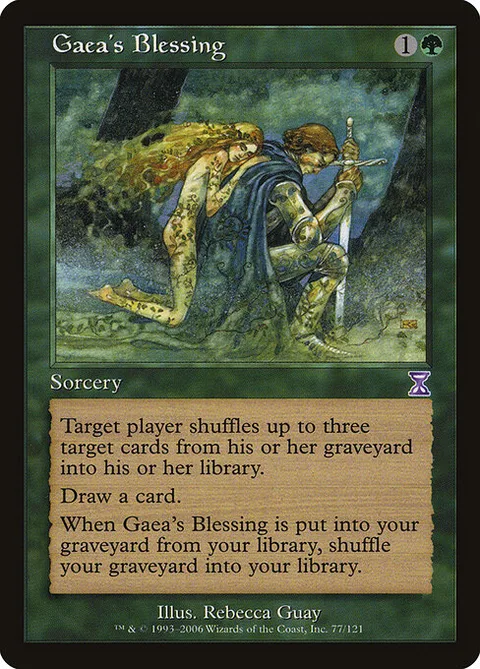 Gaea's Blessing, carte 77 de Time Spiral Timeshifted