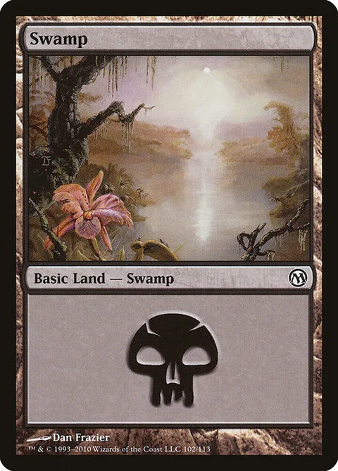 Swamp, card 102 from Duels of the Planeswalkers