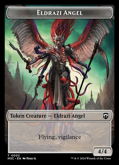 Eldrazi Angel, card 2 from Modern Horizons 3 Commander Tokens