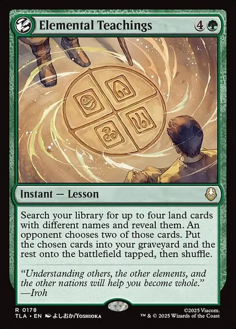 Elemental Teachings, carte 178 de Avatar: The Last Airbender