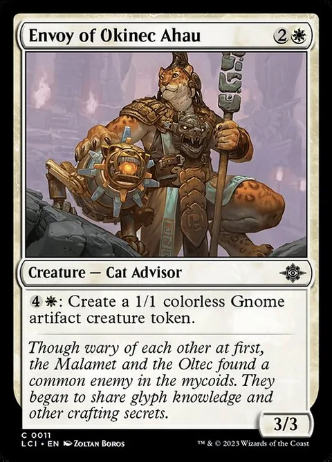 Envoy of Okinec Ahau, card 11 from The Lost Caverns of Ixalan