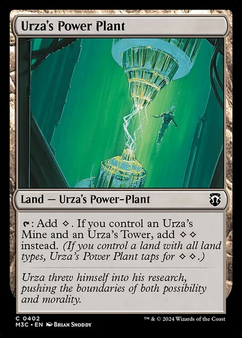 Urza's Power Plant, card 402 from Modern Horizons 3 Commander