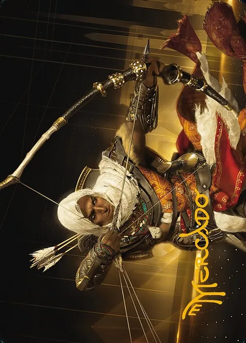 Bayek of Siwa // Bayek of Siwa, card 16 from Assassin's Creed Art Series