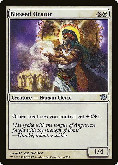 Blessed Orator, card 6★ from Ninth Edition